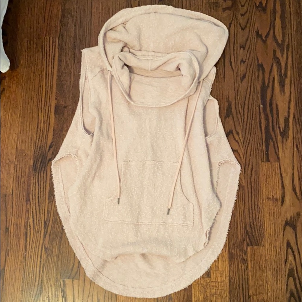 Free People Poncho Hoodie